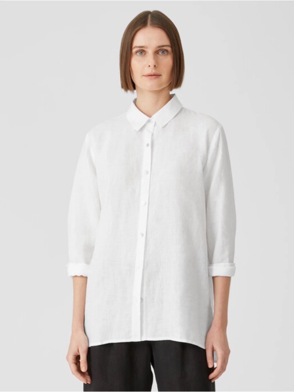 Eileen Fisher Organic Handkerchief Linen Shirt
